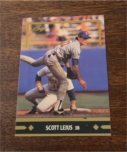1991 Leaf Gold Rookies #BC1 Scott Leius — front