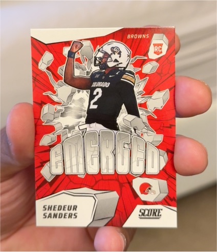 2025 Panini Score #6 Shedeur Sanders — front