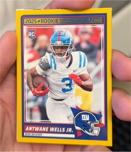 2025 Panini Score #67 Antwane Wells Jr. — front