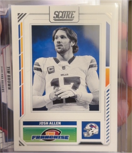 2025 Panini Score The Franchise #4 Josh Allen — front