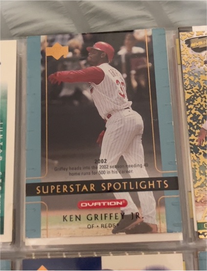 2002 Upper Deck Ovation #99 Ken Griffey Jr. — front