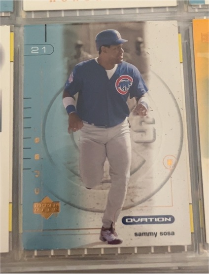 2002 Upper Deck Ovation #38 Sammy Sosa — front