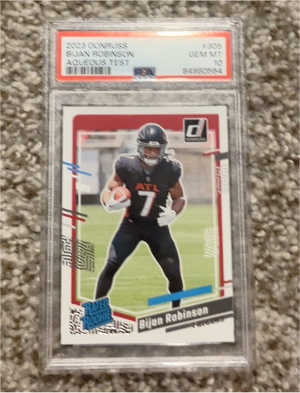 2023 Panini Donruss #305 Bijan Robinson — front