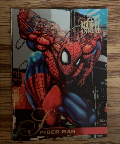 1995 Flair Marvel Annual #49 Spider-Man — front
