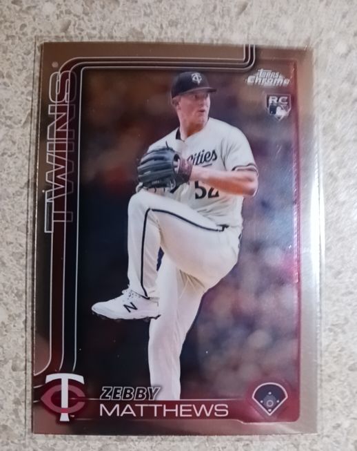 2025 Topps Chrome #277 Zebby Matthews — front