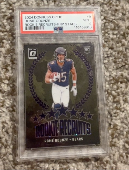 2024 Panini Donruss Optic #9 Rome Odunze Rookie Recruits — front