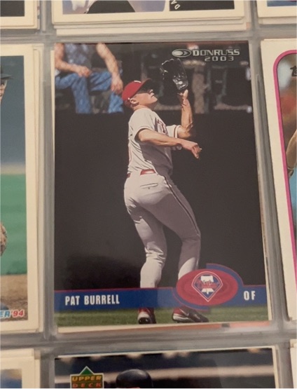 2003 Donruss Pat Burrell — front