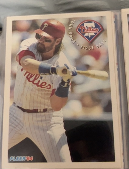 1994 Fleer Sunoco #15 John Kruk — front