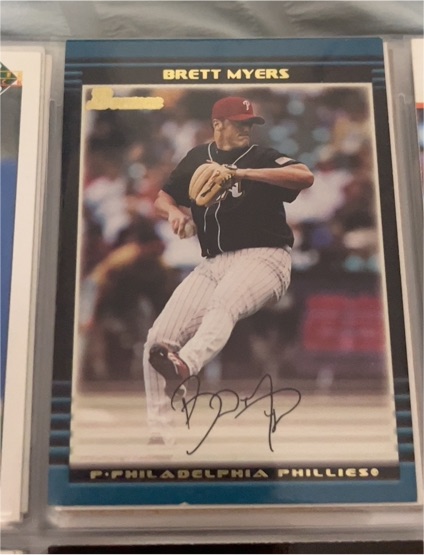 2002 Bowman Brett Myers — front