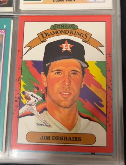1990 Donruss Diamond Kings #7 Jim Deshaies — front