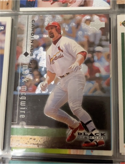 1999 Upper Deck Black Diamond #? Mark McGwire — front