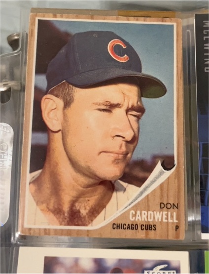 1962 Topps #495 Don Cardwell — front