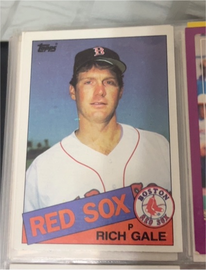 1985 Topps #181 Rich Gale — front