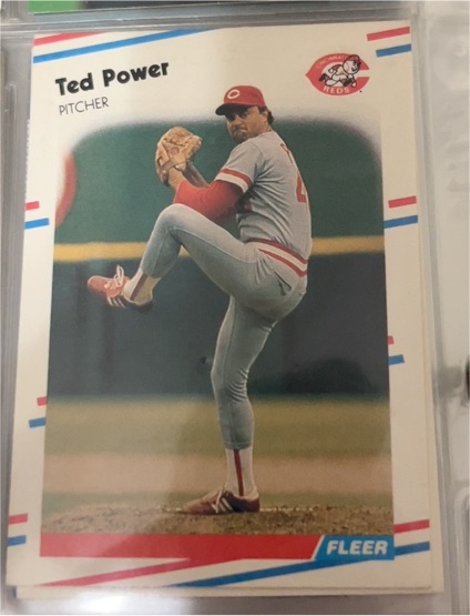 1988 Fleer #245 Ted Power — front