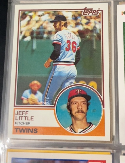 1983 Topps #499 Jeff Little — front