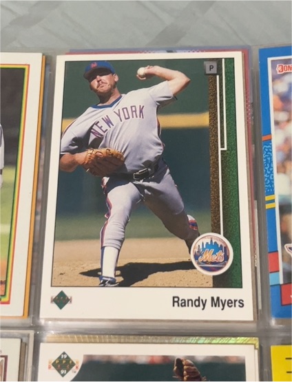 1989 Upper Deck #634 Randy Myers — front