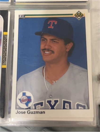 1990 Upper Deck #617 Jose Guzman — front