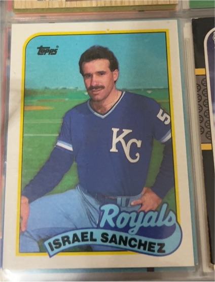 1989 Topps #452 Israel Sanchez — front