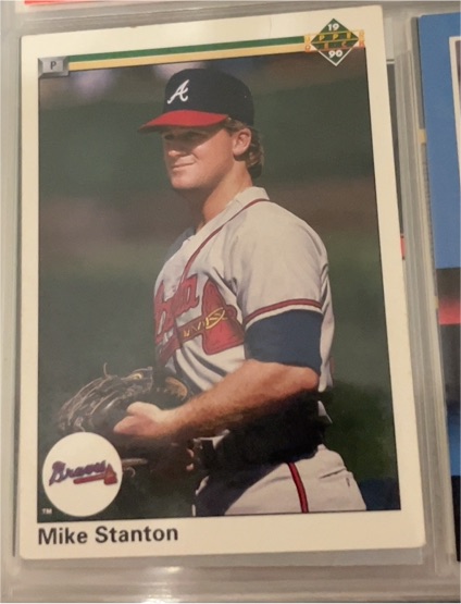 1990 Upper Deck #61 Mike Stanton — front