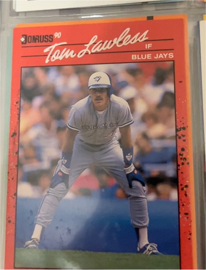1990 Donruss #681 Tom Lawless — front