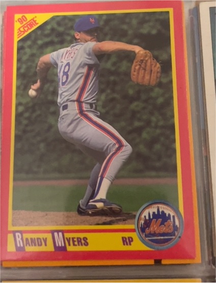 1990 Score #351 Randy Myers — front