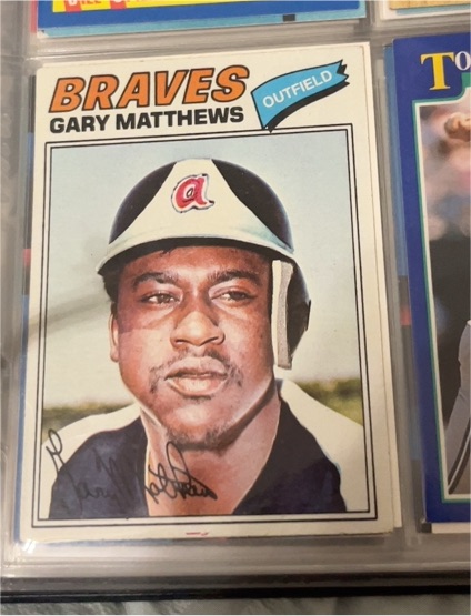 1977 Topps #194 Gary Matthews — front