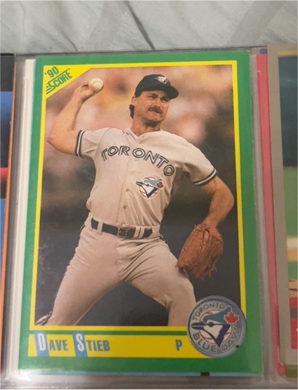 1990 Score #201 Dave Stieb — front
