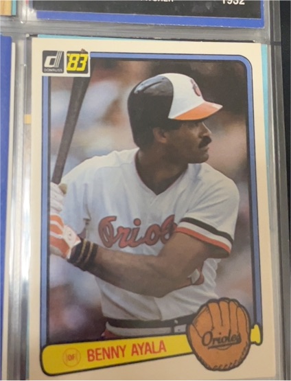1983 Donruss #1 Benny Ayala — front