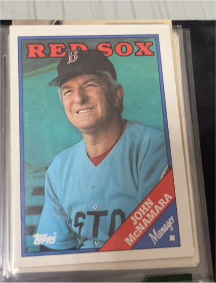 1988 Topps #414 John McNamara — front