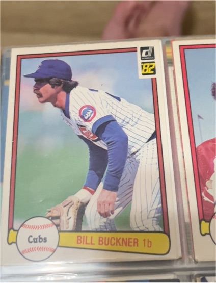 1982 Donruss #403 Bill Buckner — front