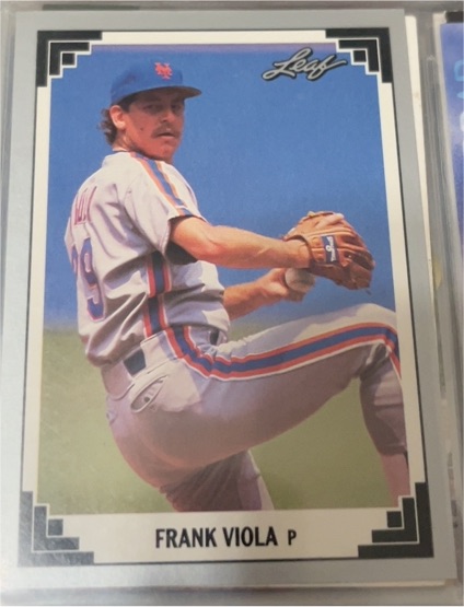 1991 Leaf #180 Frank Viola — front