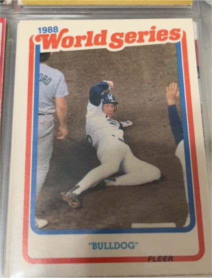1989 Fleer World Series #6 Orel Hershiser Bulldog — front