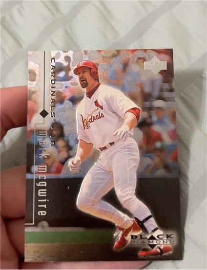 1999 Upper Deck Black Diamond #80 Mark McGwire — front