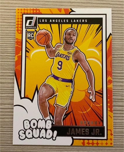 2024-25 Panini Donruss Bomb Squad #14 Bronny James Jr. — front