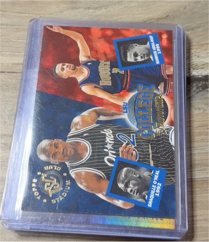 1994-95 Topps Stadium Club #102 Shaquille O'Neal / Mahmoud Abdul-Rauf — front