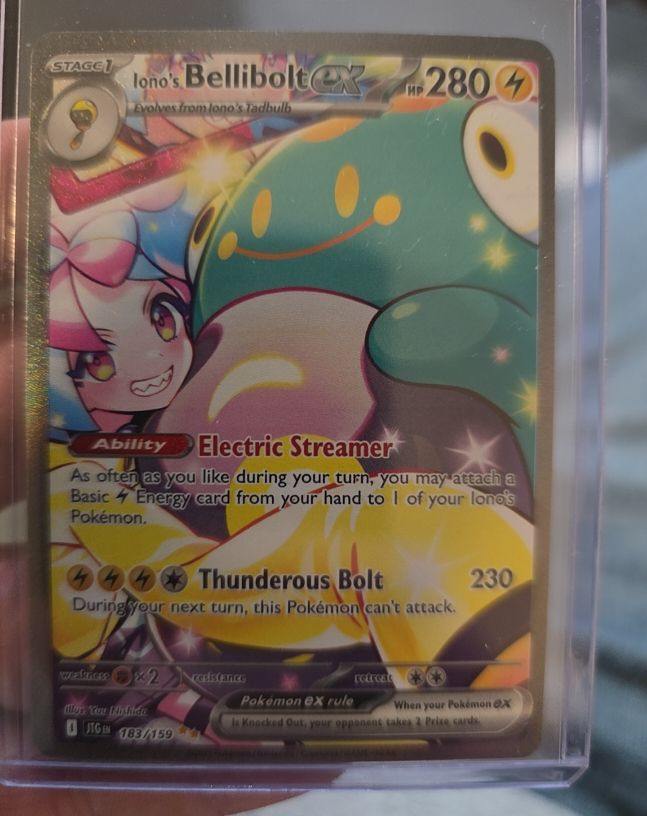 2025 Pokemon SV Journey Together #183/159 Iono's Bellibolt ex — front