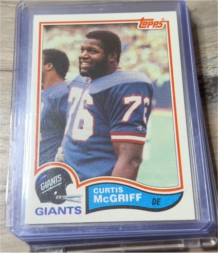 1982 Topps #428 Curtis McGriff — front
