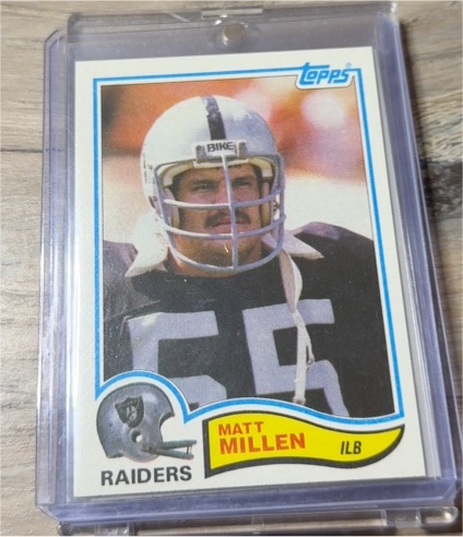 1982 Topps #196 Matt Millen — front