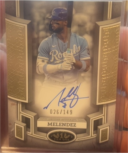 2024 Topps Tier One Break Out Autographs #BOA-MJ MJ Melendez — front