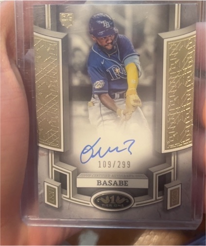 2024 Topps Tier One #BOA-OB Osleivos Basabe — front
