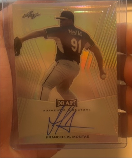 2014 Leaf Draft #BA-FMI Francellis Montas RC — front