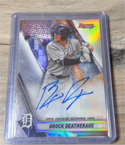 2019 Bowman's Best #B19-BD Brock Deatherage — front