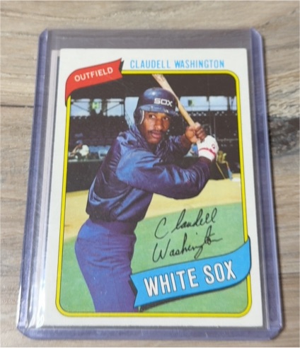 1980 Topps #322 Claudell Washington — front