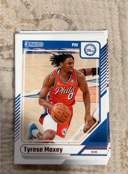 2024-25 Donruss Basketball #192 Tyrese Maxey — front