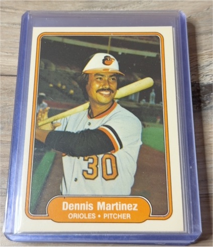 1982 Fleer #170 Dennis Martinez — front