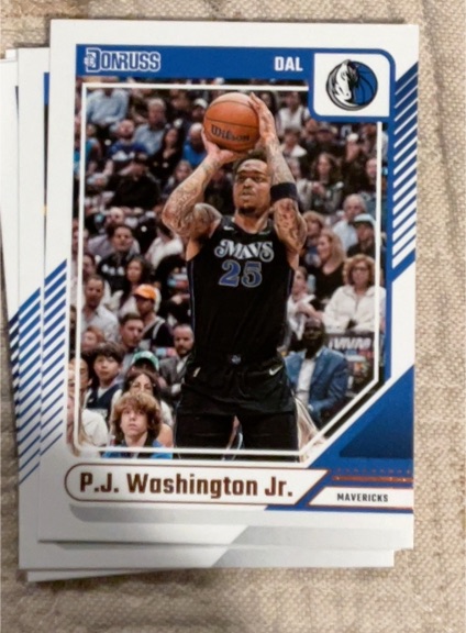 2024-25 Panini Donruss #195 P.J. Washington Jr. — front