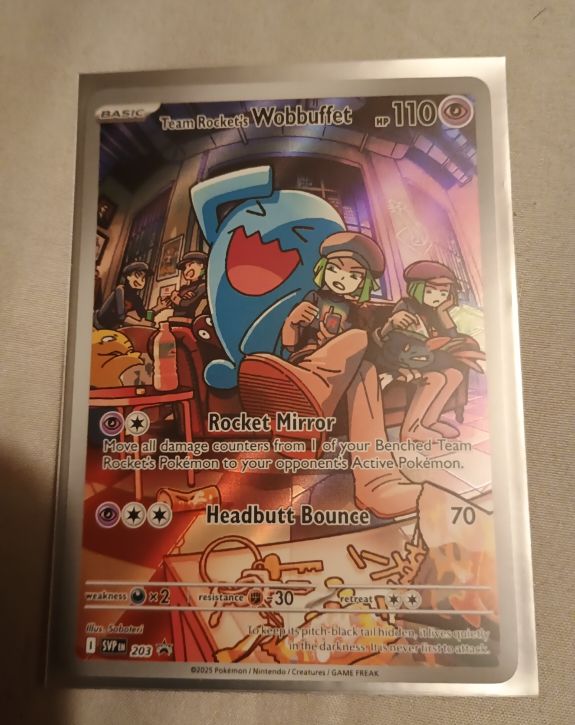 2025 Pokémon SVP #203 Team Rocket's Wobbuffet — front