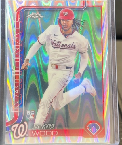 2025 Topps Chrome #132 James Wood — front