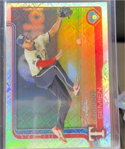 2025 Topps Chrome #27 Marcus Semien — front