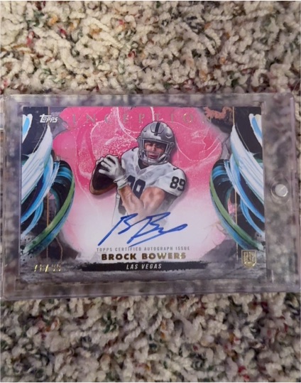 2024 Topps Inception #RAV-BB Brock Bowers — front